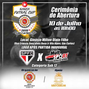 Leia mais sobre o artigo Sanca Futsal Cup’ inicia hoje com confronto do São Paulo FC X Mult Sport