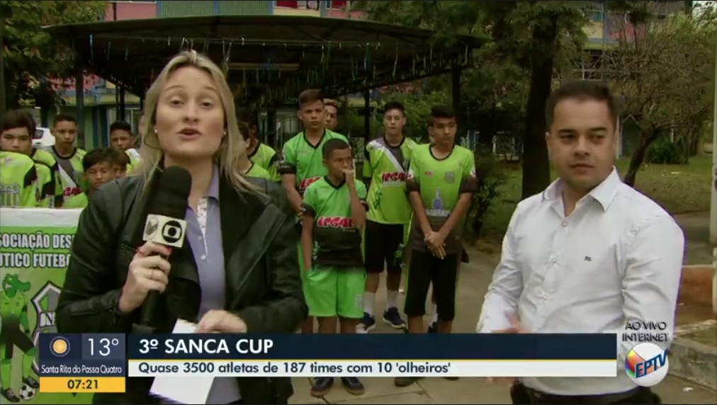 You are currently viewing SANCA CUP É DESTAQUE NO BOM DIA CIDADE, DA EPTV